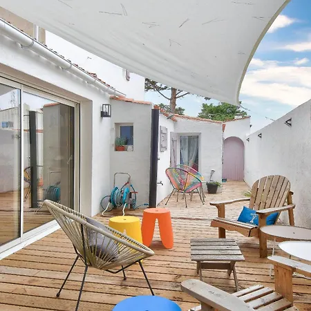 Jolie Maison Pour 7 - 300 M De La - Dunes Semesterbostad *